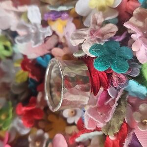 925 Mexico sterling silver anticlastic hammered band